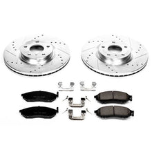 Load image into Gallery viewer, Power Stop 08-12 Infiniti EX35 Front Z23 Evolution Sport Brake Kit Brake Kits - Performance D&amp;S PowerStop   
