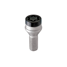 Load image into Gallery viewer, McGard Wheel Lock Bolt Set - 4pk. (Cone Seat) M12X1.25 / 19mm Hex / 25.6mm Shank Length - Black Wheel Bolts McGard
