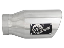 Load image into Gallery viewer, aFe MACH Force-XP 304 SS Right Side Single Wall Polished Exhaust Tip 4in Inlet x 6in Outlet x 12in L Tips aFe
