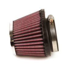 Load image into Gallery viewer, K&amp;N Uni Chrome Oval Tapered Filter 2.125in FlgID x 4inB OL x 3inB OW x 3inT OL x 2inT OW x 2.75in H Misc Powersports K&amp;N Engineering   
