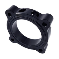 Torque Solution Throttle Body Spacer 2015 Ford Mustang Ecoboost - Black Throttle Body Spacers Torque Solution