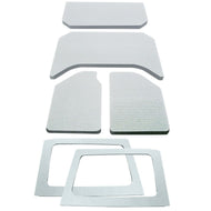 DEI 11-18 Jeep Wrangler JK 4-Door Boom Mat Complete Headliner Kit - 6 Piece - White | 50292