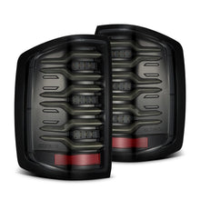Load image into Gallery viewer, AlphaRex 14-18 Chevy Silverado 1500 Luxx-Series LED Tail Lights Alpha-Black w/Activ Light/Seq Signal Tail Lights AlphaRex
