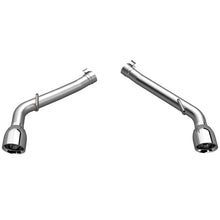 Load image into Gallery viewer, QTP 10-13 Chevrolet Camaro SS 6.2L 304SS Eliminator Muffler Delete Axle Back Exhaust w/4.5in Tips Axle Back QTP
