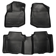 Load image into Gallery viewer, Husky Liners 09-12 Honda Fit WeatherBeater Combo Black Floor Liners Floor Mats - Rubber Husky Liners
