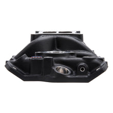 Load image into Gallery viewer, Edelbrock Intake Manifold Perf Eps SBC w/ Oil Fill Tube and Breather Black Intake Manifolds Edelbrock
