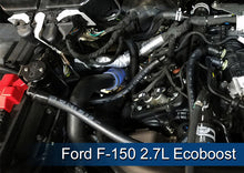 Load image into Gallery viewer, J&amp;L 2011-2024 Ford F-150 2.7L/3.5L/5.0L Passenger Side Oil Separator 3.0 - Black Anodized Oil Separators J&amp;L
