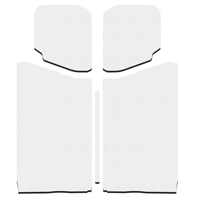 DEI 18-23 Jeep Wrangler JL 2-Door Boom Mat Headliner - 5 Piece - White Hard Top Accessories DEI