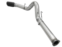 Load image into Gallery viewer, aFe Atlas Exhausts 5in DPF-Back Aluminized Steel Exhaust Sys 2015 Ford Diesel V8 6.7L (td) Black Tip DPF Back aFe
