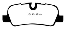 Load image into Gallery viewer, EBC 05-10 Land Rover LR3 4.4 Yellowstuff Rear Brake Pads Brake Pads - Performance EBC   
