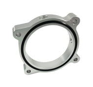 Torque Solution Throttle Body Spacer (Silver): Ford Mustang GT 5.0L 2011-2016 Throttle Body Spacers Torque Solution