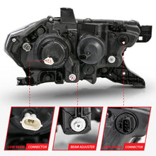 Load image into Gallery viewer, ANZO 2016-2017 Toyota Tacoma Projector Headlights w/ Plank Style Switchback Black w/ Amber Headlights ANZO

