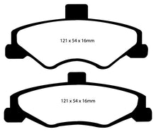 Load image into Gallery viewer, EBC 98-02 Chevrolet Camaro (4th Gen) 3.8 Yellowstuff Rear Brake Pads Brake Pads - Performance EBC   
