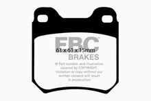 Load image into Gallery viewer, EBC 97-01 Cadillac Catera 3.0 Greenstuff Rear Brake Pads Brake Pads - Performance EBC   
