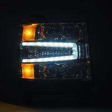 Load image into Gallery viewer, AlphaRex 16-18 Chevy 1500HD NOVA-Series LED Proj Headlights Chrm w/Actv Lgt/SeqSig &amp; DRL(Req 810023) Headlights AlphaRex
