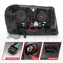 Load image into Gallery viewer, ANZO 2002-2009 Chevrolet Trailblazer Projector Headlights w/ Halo Black Headlights ANZO
