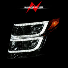 Load image into Gallery viewer, ANZO 2015-2020 Chevy Tahoe Projector Headlights Plank Style Chrome w/DRL Headlights ANZO
