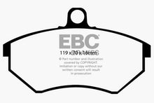 Load image into Gallery viewer, EBC 94 Volkswagen Cabriolet 1.8 Yellowstuff Front Brake Pads Brake Pads - Performance EBC   
