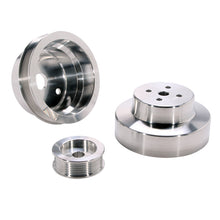 Load image into Gallery viewer, BBK 88-95 GM Truck 4.3 5.0 5.7 Underdrive Pulley Kit - Lightweight CNC Billet Aluminum (3pc) Pulleys - Crank, Underdrive BBK
