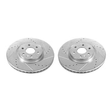 Load image into Gallery viewer, Power Stop 10-16 Cadillac SRX Front Evolution Drilled &amp; Slotted Rotors - Pair Brake Rotors - Slot &amp; Drilled PowerStop
