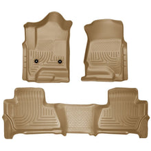 Load image into Gallery viewer, Husky Liners 2015 Chevy/GMC Suburban/Yukon XL WeatherBeater Combo Tan Front &amp; 2nd Seat Floor Liners Floor Mats - Rubber Husky Liners
