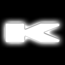 Load image into Gallery viewer, ORACLE Lighting Universal Illuminated LED Letter Badges - Matte Wht Surface Finish - K SEE WARRANTY Light Accessories and Wiring ORACLE Lighting
