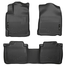 Load image into Gallery viewer, Husky Liners 10-13 Lexus RX350/RX450h WeatherBeater Black Front &amp; 2nd Seat Floor Liners Floor Mats - Rubber Husky Liners
