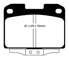 Load image into Gallery viewer, EBC 94-96 Dodge Stealth 3.0 4WD Redstuff Rear Brake Pads Brake Pads - Performance EBC   
