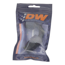Load image into Gallery viewer, DeatschWerks 8 AN Female Flare Swivel 120-Degree Hose End PTFE - Anodized Matte Black Fittings DeatschWerks
