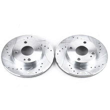 Load image into Gallery viewer, Power Stop 90-93 Mazda Miata Front Evolution Drilled &amp; Slotted Rotors - Pair Brake Rotors - Slot &amp; Drilled PowerStop   
