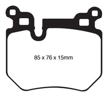 Load image into Gallery viewer, EBC 08-10 BMW 135 3.0 Twin Turbo Yellowstuff Rear Brake Pads Brake Pads - Performance EBC   
