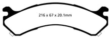 Load image into Gallery viewer, EBC 01-05 Chevrolet Silverado 3500 (2WD) Yellowstuff Rear Brake Pads Brake Pads - Performance EBC   
