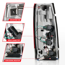 Load image into Gallery viewer, ANZO 1999-2000 Cadillac Escalade LED Taillights Chrome Housing Red/Clear Lens Pair Tail Lights ANZO
