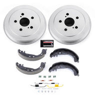 Power Stop 00-05 Toyota Celica Rear Autospecialty Drum Kit Brake Drums PowerStop   