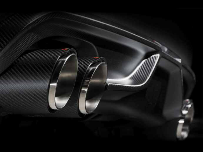 Akrapovic 2015+ BMW X5M (F85) Tail Pipe (Carbon) - Single Tips Akrapovic   