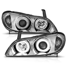 Load image into Gallery viewer, ANZO 2000-2004 Infiniti I30 Projector Headlights w/ Halo Chrome Headlights ANZO
