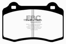 Load image into Gallery viewer, EBC 96-00 Lotus Esprit Turbo 2.0 Turbo GT3 Redstuff Front Brake Pads Brake Pads - Performance EBC   
