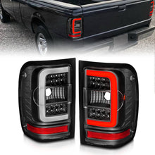 Load image into Gallery viewer, ANZO 2001-2011 Ford Ranger LED Tail Lights w/ Light Bar Black Housing Clear Lens Tail Lights ANZO
