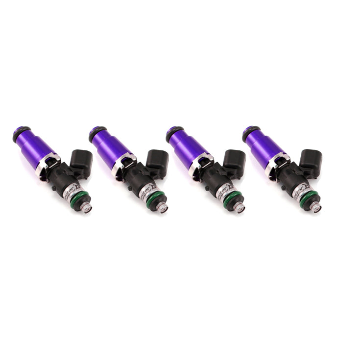 Injector Dynamics 1700cc Injectors - 60mm Length - 14mm Purple Top - 14mm Lower O-Ring (Set of 4) Fuel Injector Sets - 4Cyl Injector Dynamics   