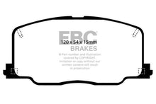 Load image into Gallery viewer, EBC 90-91 Lexus ES250 2.5 Redstuff Front Brake Pads Brake Pads - Performance EBC   
