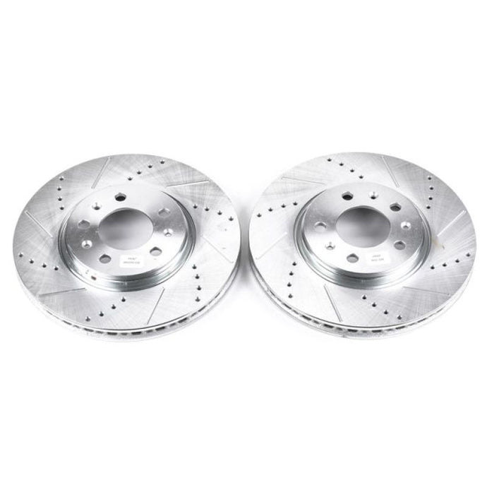 Power Stop 06-09 Pontiac Solstice Front Evolution Drilled & Slotted Rotors - Pair Brake Rotors - Slot & Drilled PowerStop