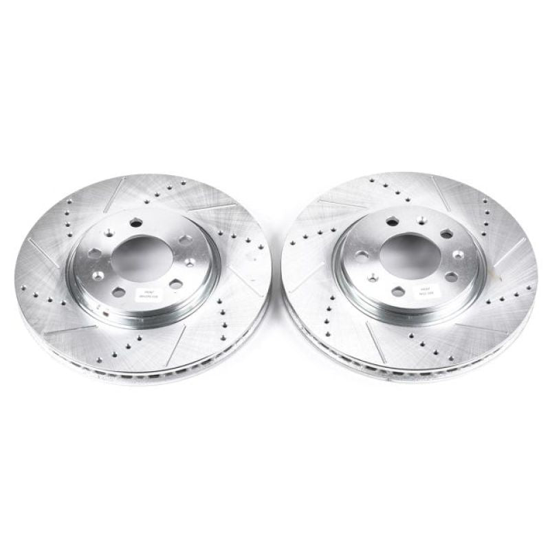 Power Stop 06-09 Pontiac Solstice Front Evolution Drilled & Slotted Rotors - Pair Brake Rotors - Slot & Drilled PowerStop