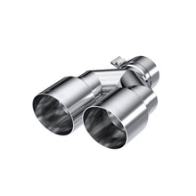 Load image into Gallery viewer, MBRP Universal T304 SS Dual Tip 3.5in OD/2.5in Inlet Tips MBRP
