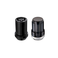 McGard SplineDrive Tuner 5 Lug Install Kit w/Locks & Tool (Cone) M12X1.5 / 13/16 Hex - Blk Lug Nuts McGard