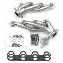 Load image into Gallery viewer, JBA 86-93 Ford Mustang 5.0L SBF 1-5/8in Primary Silver Ctd Cat4Ward Header Headers &amp; Manifolds JBA

