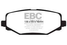 Load image into Gallery viewer, EBC 12+ Chrysler Town &amp; Country 3.6 Yellowstuff Rear Brake Pads Brake Pads - Performance EBC   
