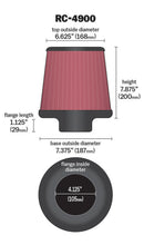 Load image into Gallery viewer, K&amp;N Universal Air Filter Round Tapered 7.375in Base OD / 6.625in Top OD / 7.875in Height Air Filters - Universal Fit K&amp;N Engineering   
