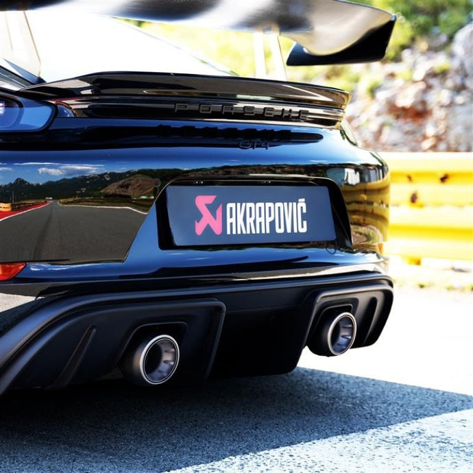 Akrapovic 2020+ Porsche Cayman GT4 (718) Tail Pipe Set (Titanium) Tips Akrapovic   