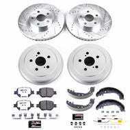 Power Stop 01-05 Toyota Celica Front & Rear Z26 Street Brake Kit | K15464DK-26