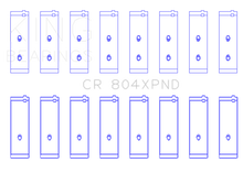 Load image into Gallery viewer, King Ford 260ci / 289ci / 302 5.0L Windsor - Doweled (Size STD) Performance Rod Bearing Set Bearings King Engine Bearings
